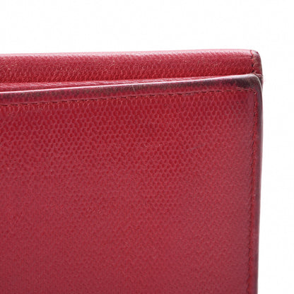 Chanel Grained Calfskin CC Long Wallet Red 9 of 13