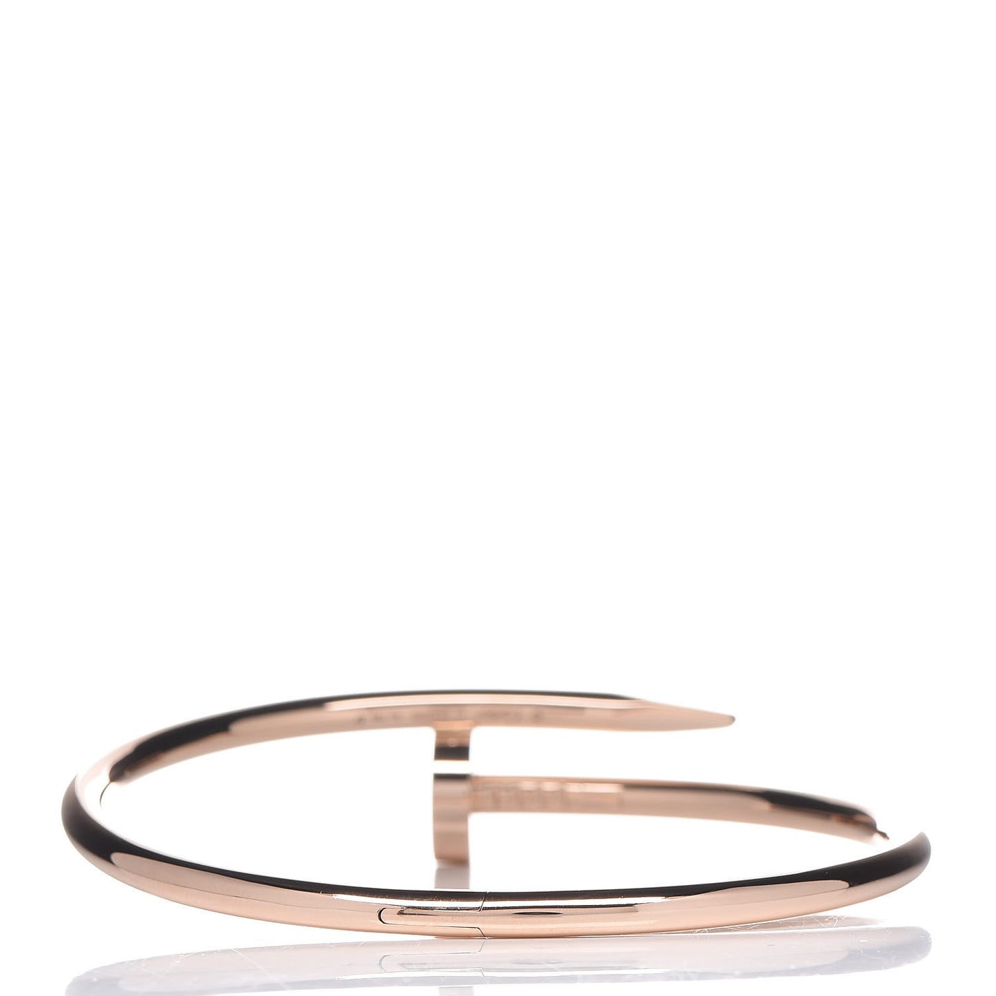 18K Pink Gold Juste Un Clou Bracelet 17
