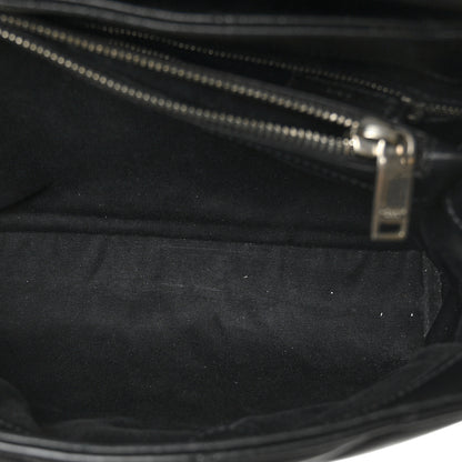 Saint Laurent Calfskin Y Quilted Monogram Medium Loulou Chain Satchel Black 5 of 8