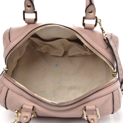 Gucci Calfskin Microguccissima Trim Medium Boston Pink 5 of 16