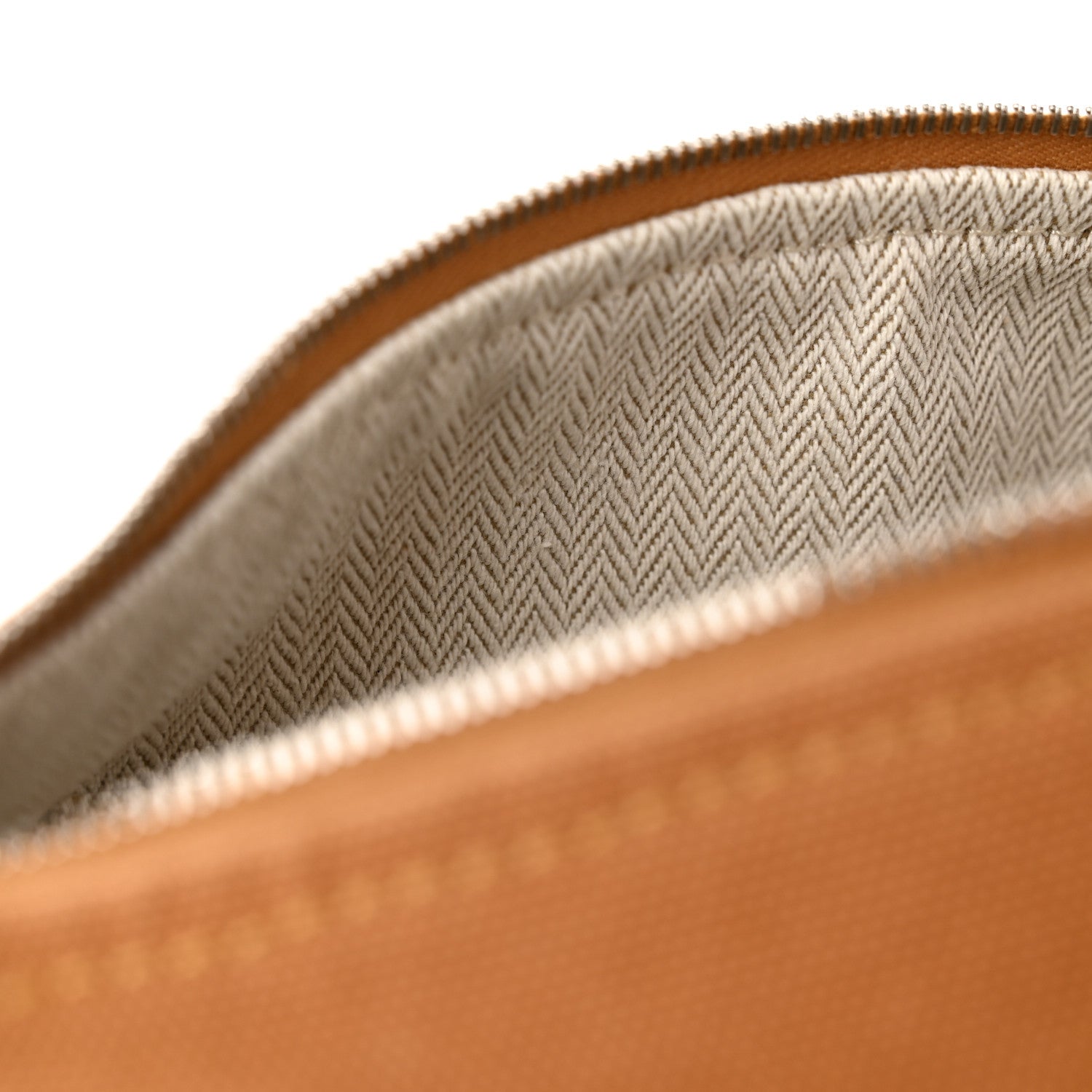 Hermes Canvas Small Bride-A-Brac Pouch Ocre 7 of 13