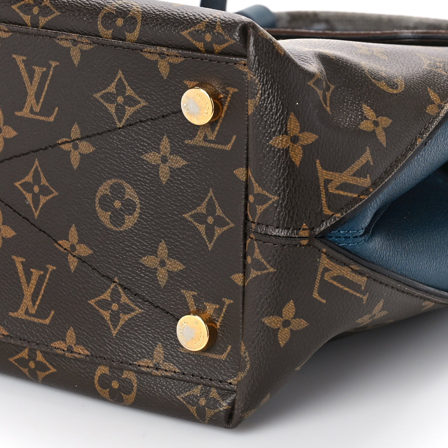 Louis Vuitton Ostrich Lizard Majestueux Tote MM Navy 1247825