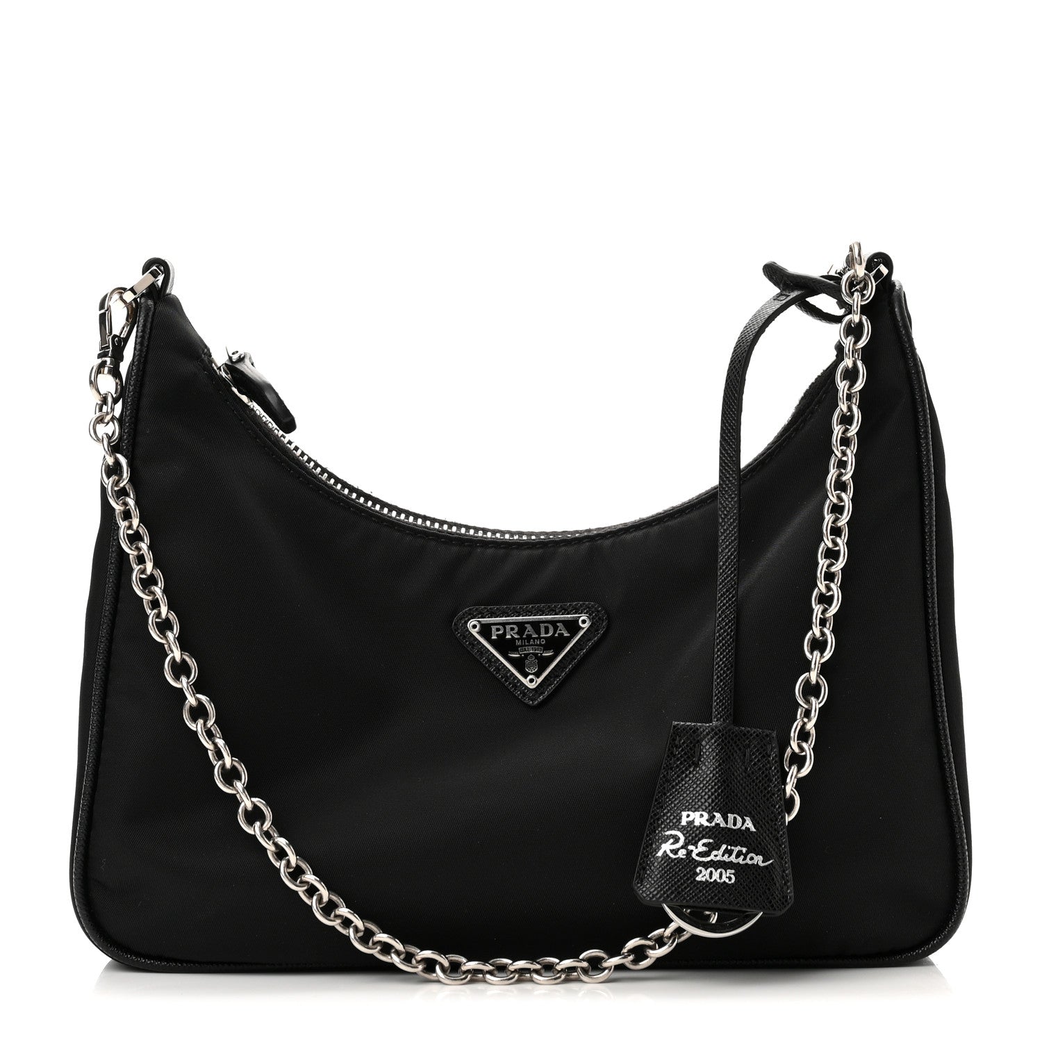 Prada Nylon Re-Edition 2005 Shoulder Bag Black 1 of 8