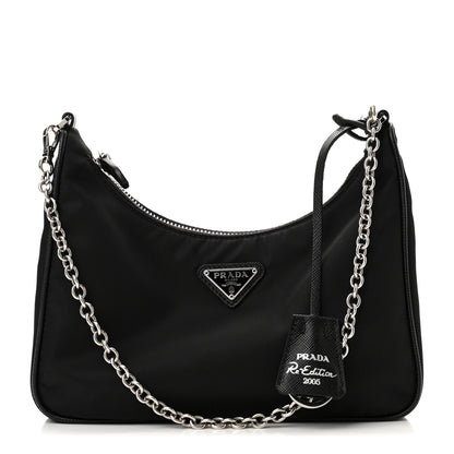Prada Nylon Re-Edition 2005 Shoulder Bag Black 1 of 8