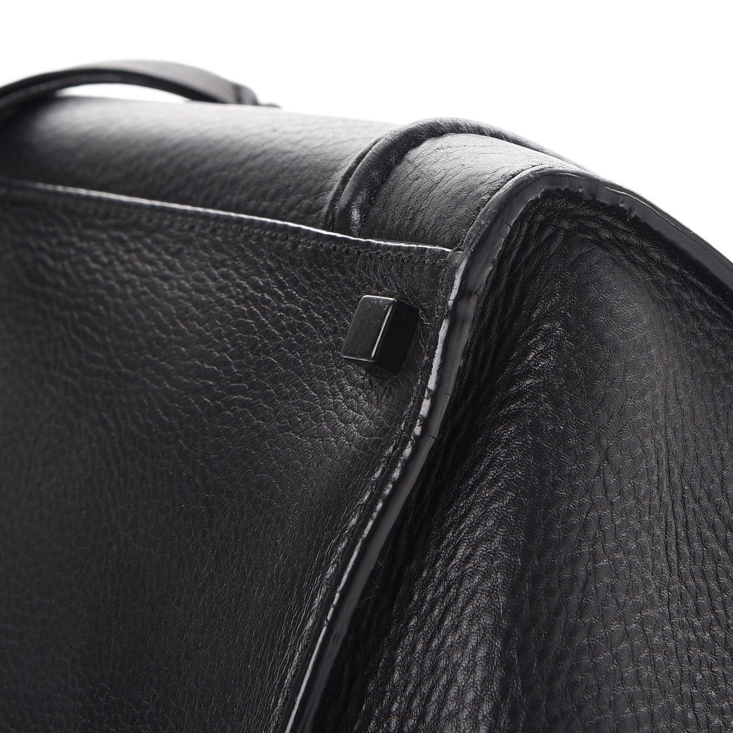 Supple Calfskin Medium Phantom Luggage Black
