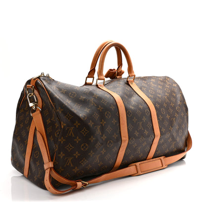 Louis Vuitton Monogram Keepall Bandouliere 55 3 of 15