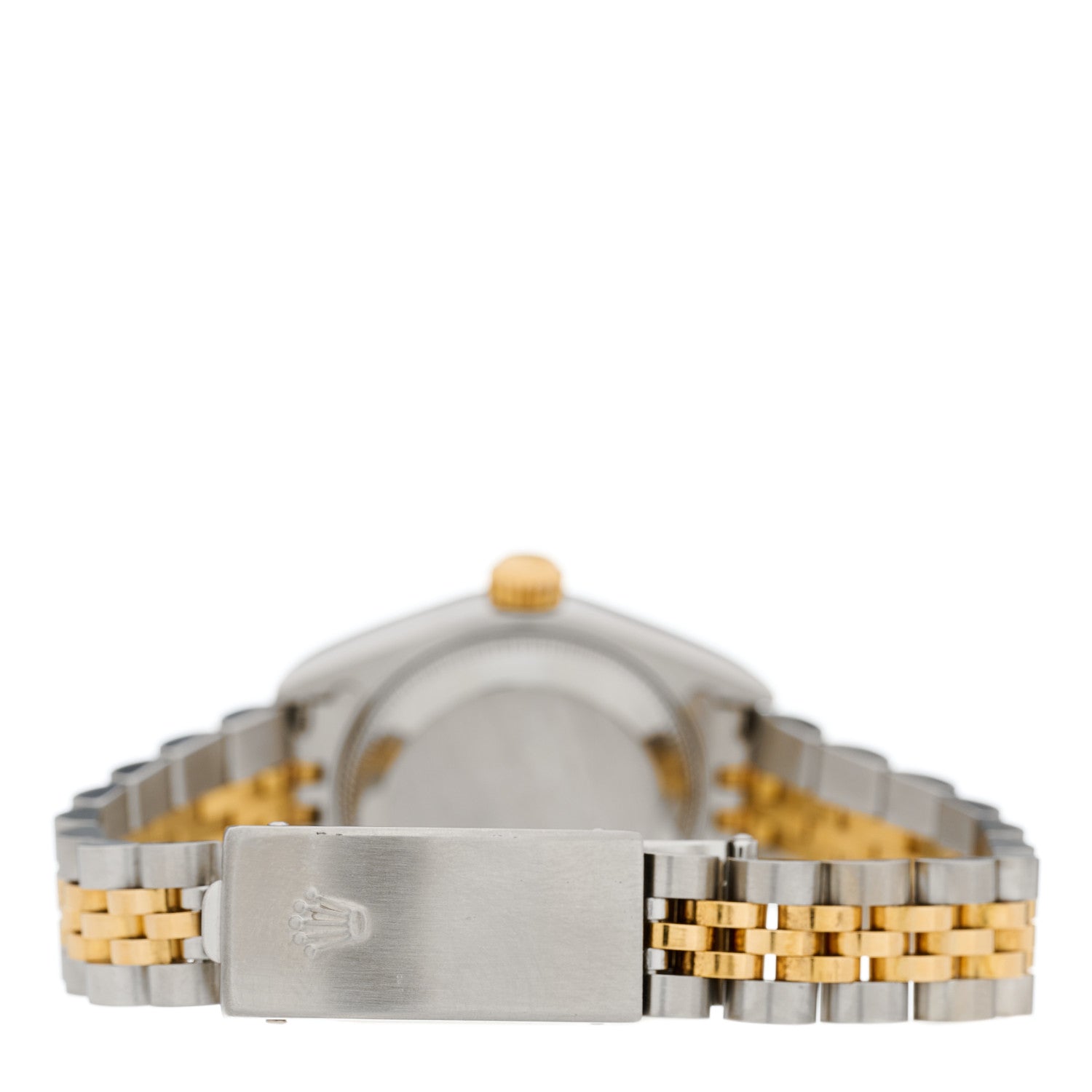 Rolex Stainless Steel 18K Yellow Gold 26mm Oyster Perpetual Datejust Watch White Roman 79173 3 of 4