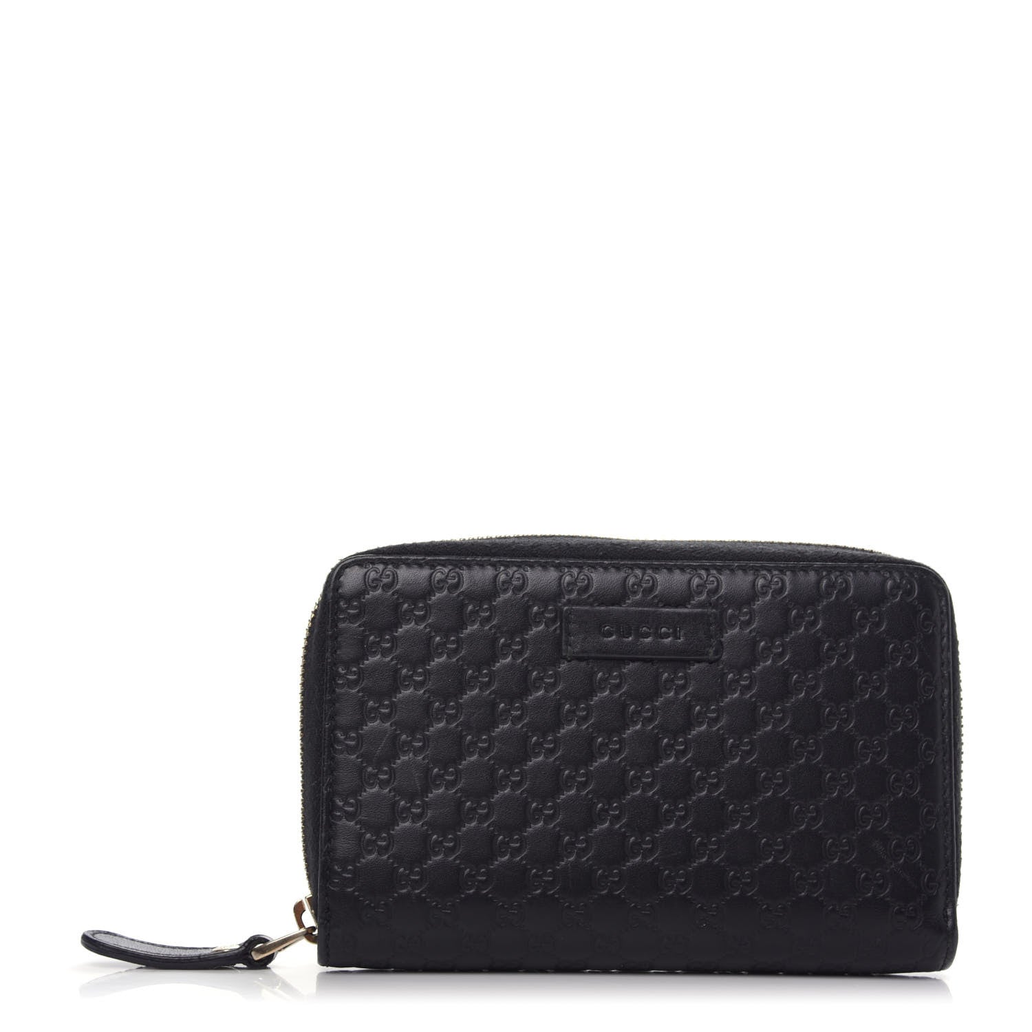 Gucci Soft Microguccissima Zip Around Organizer Wallet Black 1 of 9