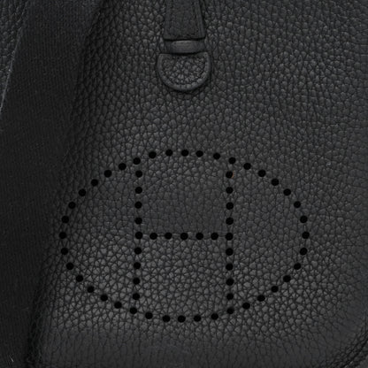 Hermes Taurillon Clemence Evelyne TPM Black 8 of 11