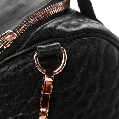 Alexander Wang Pebbled Lambskin Rockie Black Rose Gold Hardware 16 of 16