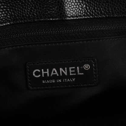 Chanel Caviar Quilted Grand Shopping Tote GST Black 6 of 8