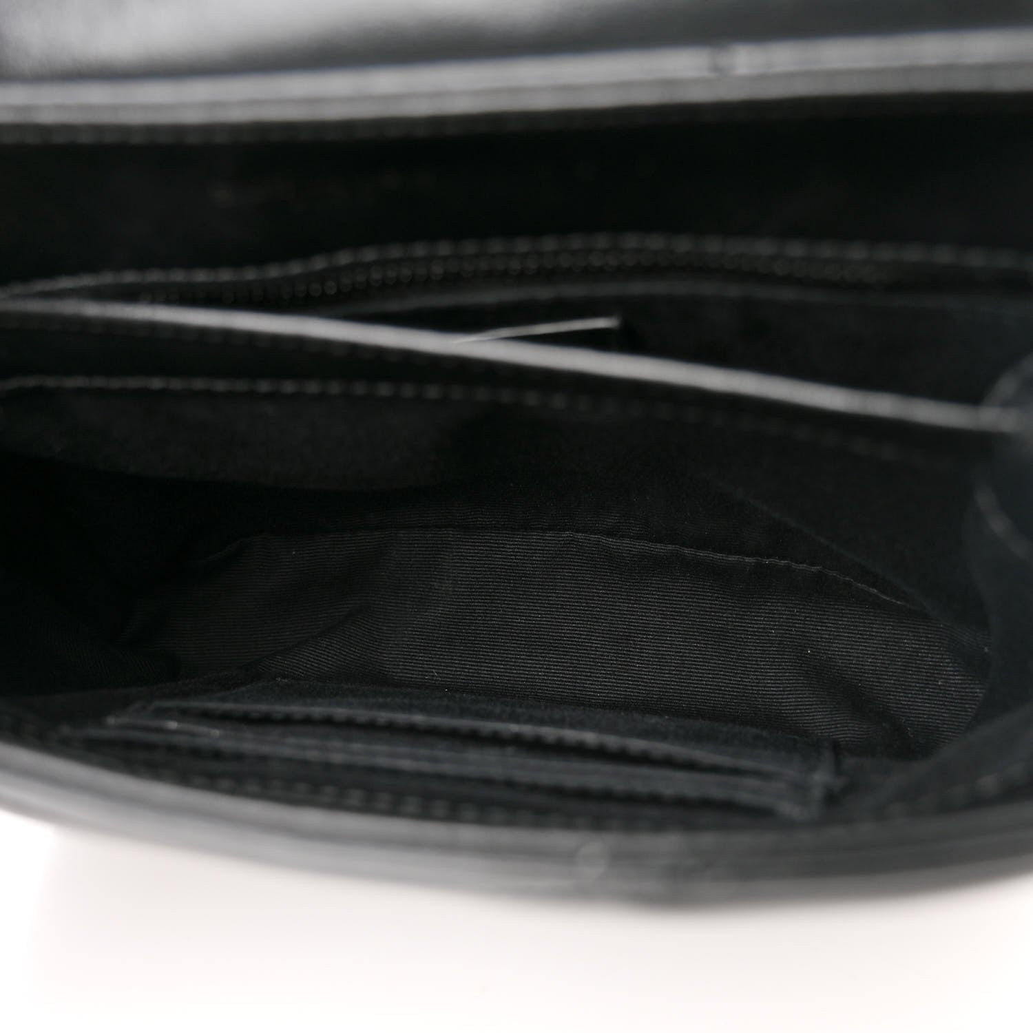 Saint Laurent SAINT LAURENT Calfskin Y Quilted Monogram Monochrome Toy Loulou Crossbody Bag Black 5 of 11