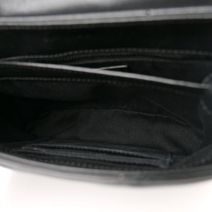 Saint Laurent SAINT LAURENT Calfskin Y Quilted Monogram Monochrome Toy Loulou Crossbody Bag Black 5 of 11