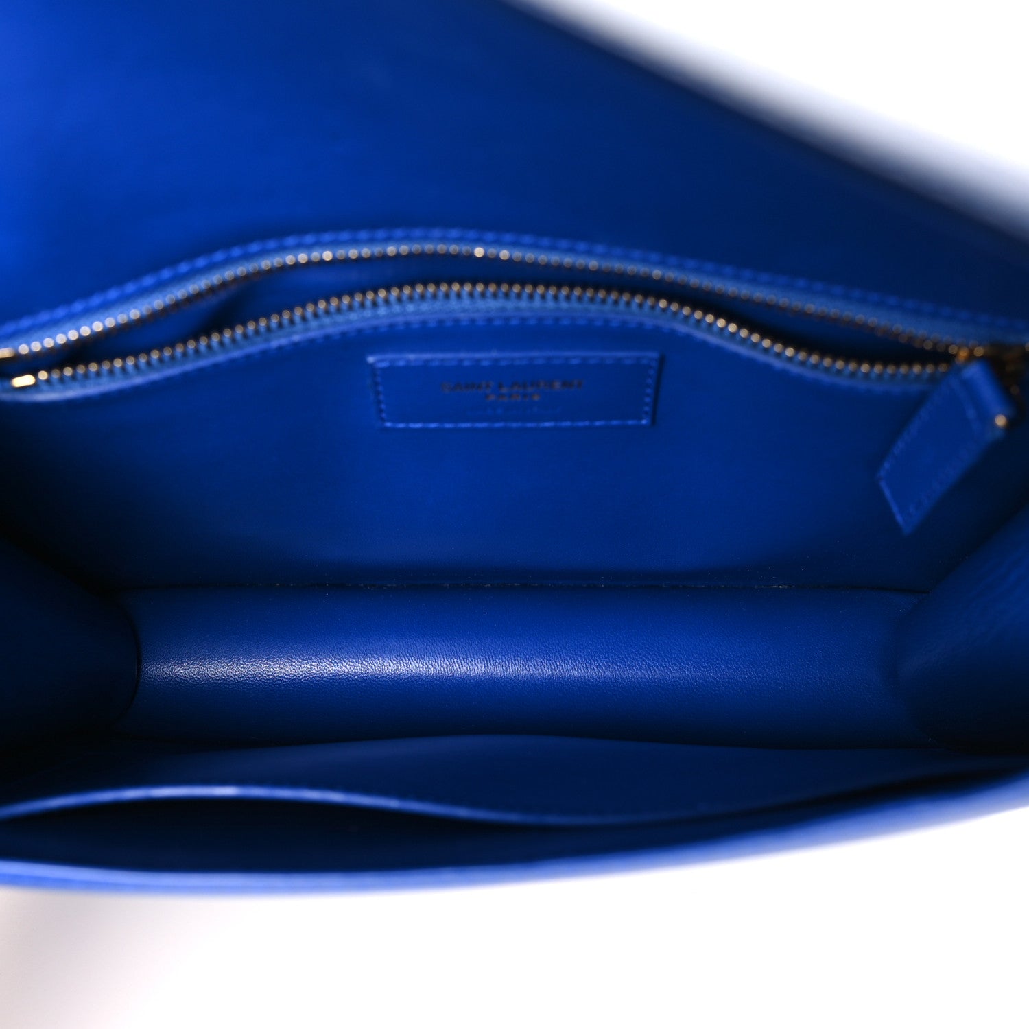 Saint Laurent Smooth Calfskin Carre Satchel Royal Blue 5 of 9