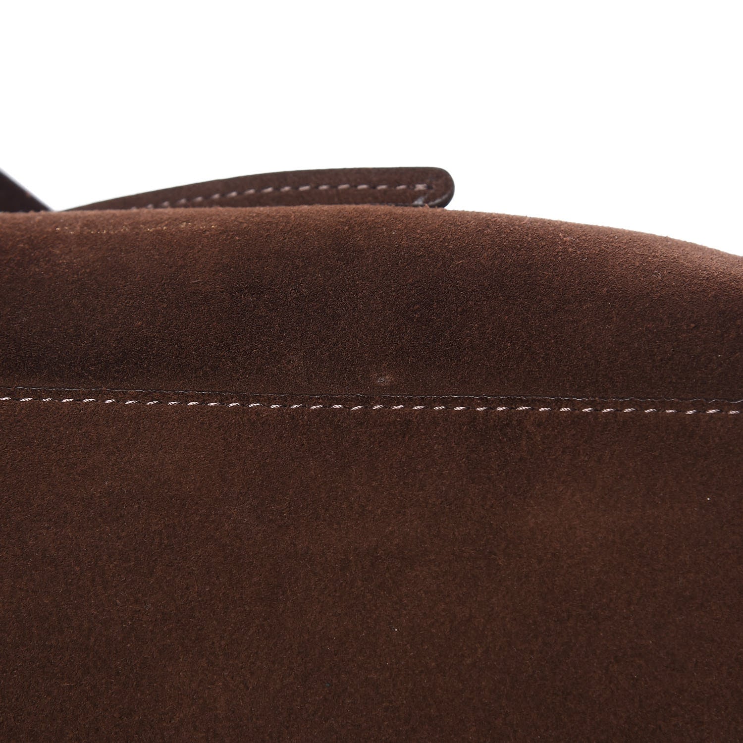 Mansur Gavriel Suede Mini Sun Bag Chocolate 11 of 13