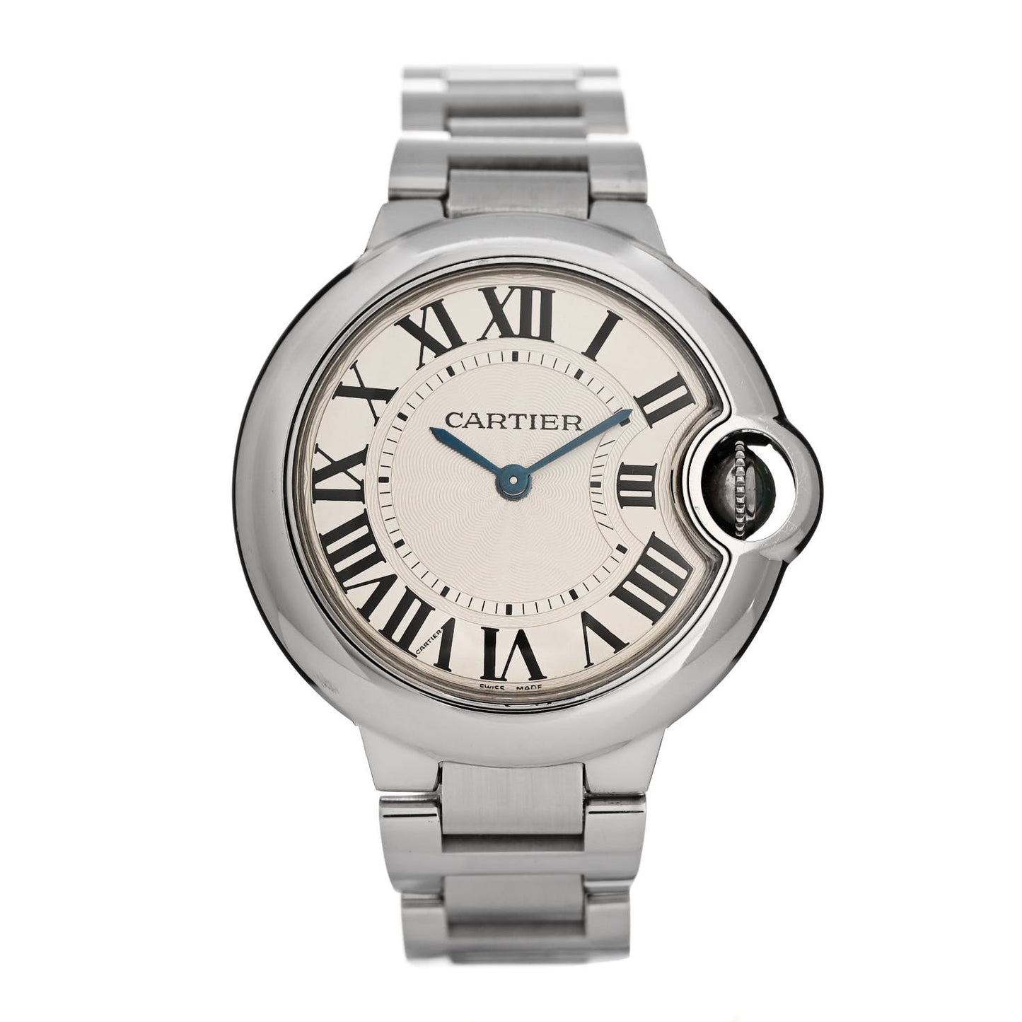 Stainless Steel 33mm Ballon Bleu De Cartier Quartz Watch