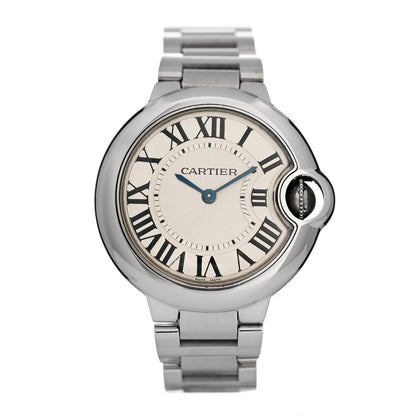 Cartier Stainless Steel 33mm Ballon Bleu De Cartier Quartz Watch 2 of 5