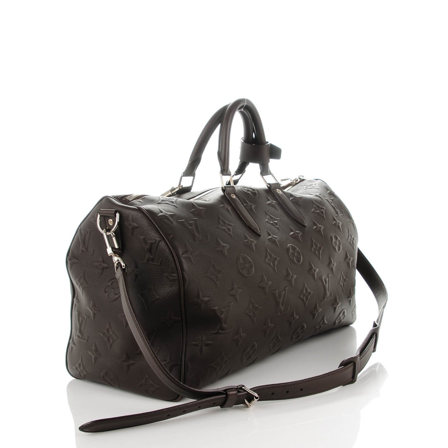 X EDUN Monogram Revelation Keepall 45 Bandouliere Brown