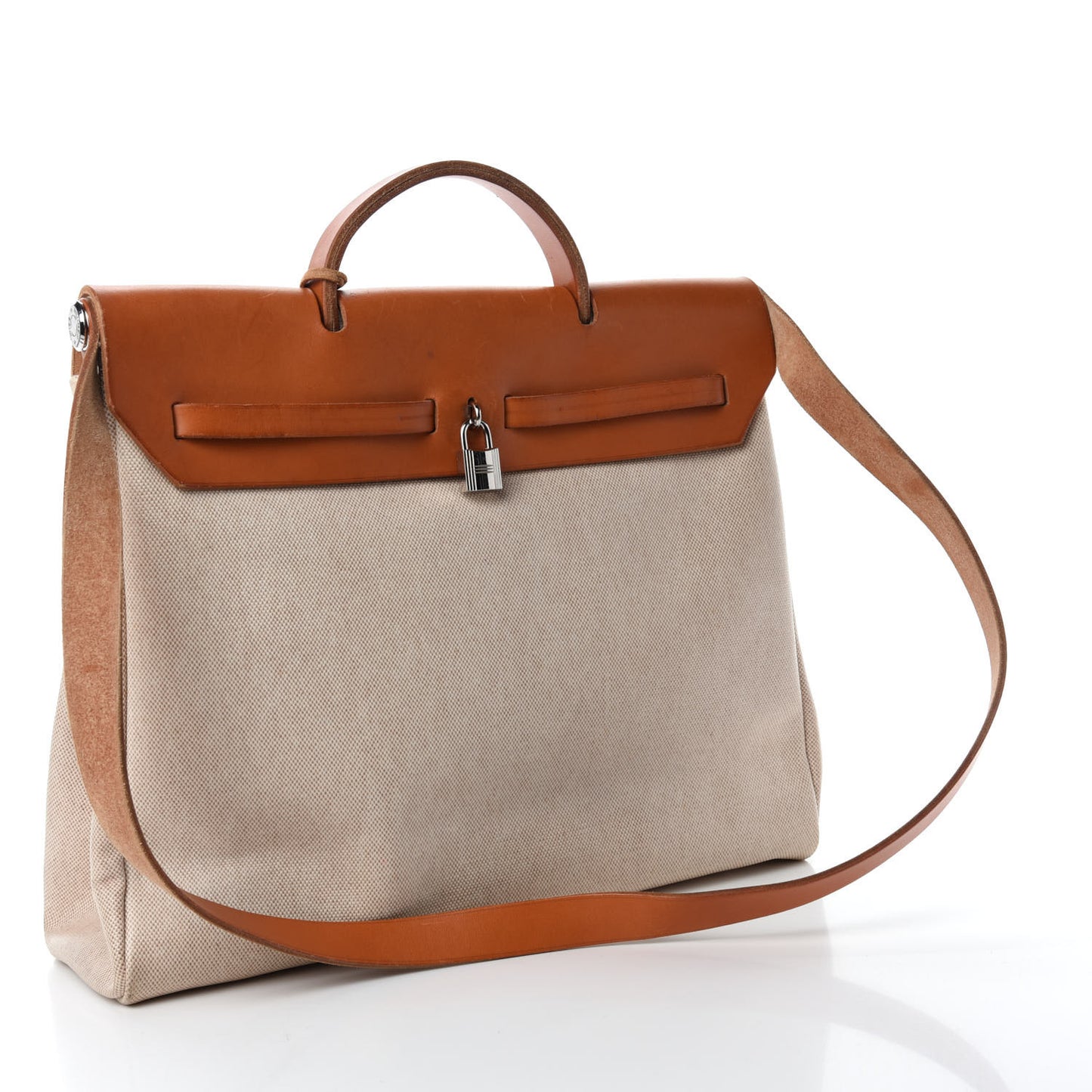 Toile Vache Calfskin Herbag 39 MM Natural