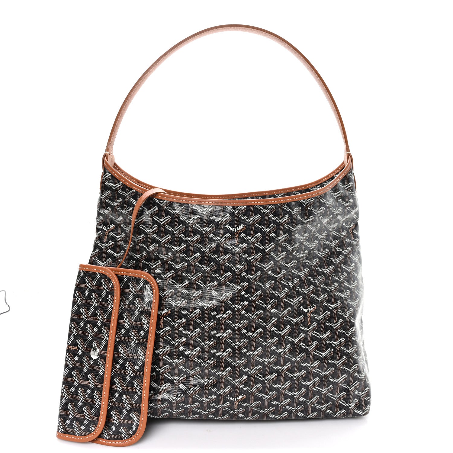Goyard Goyardine Boheme Hobo Black Gold 3 of 11