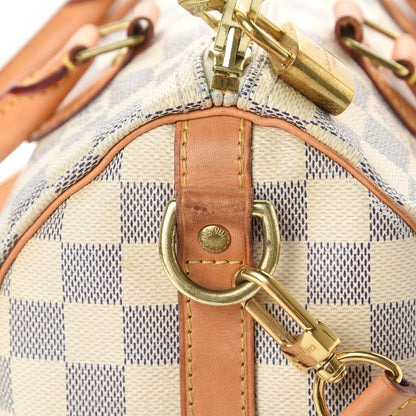 Louis Vuitton Damier Azur Speedy Bandouliere 25 18 of 21