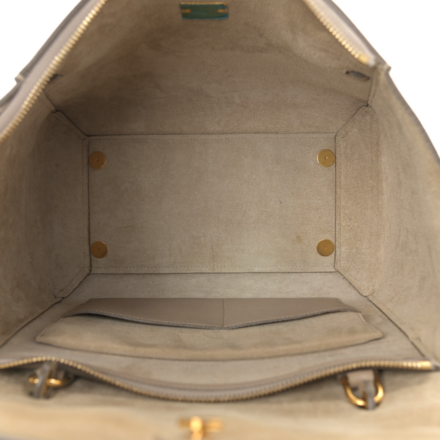 Celine Grained Calfskin Mini Belt Bag Light Taupe 4 of 12