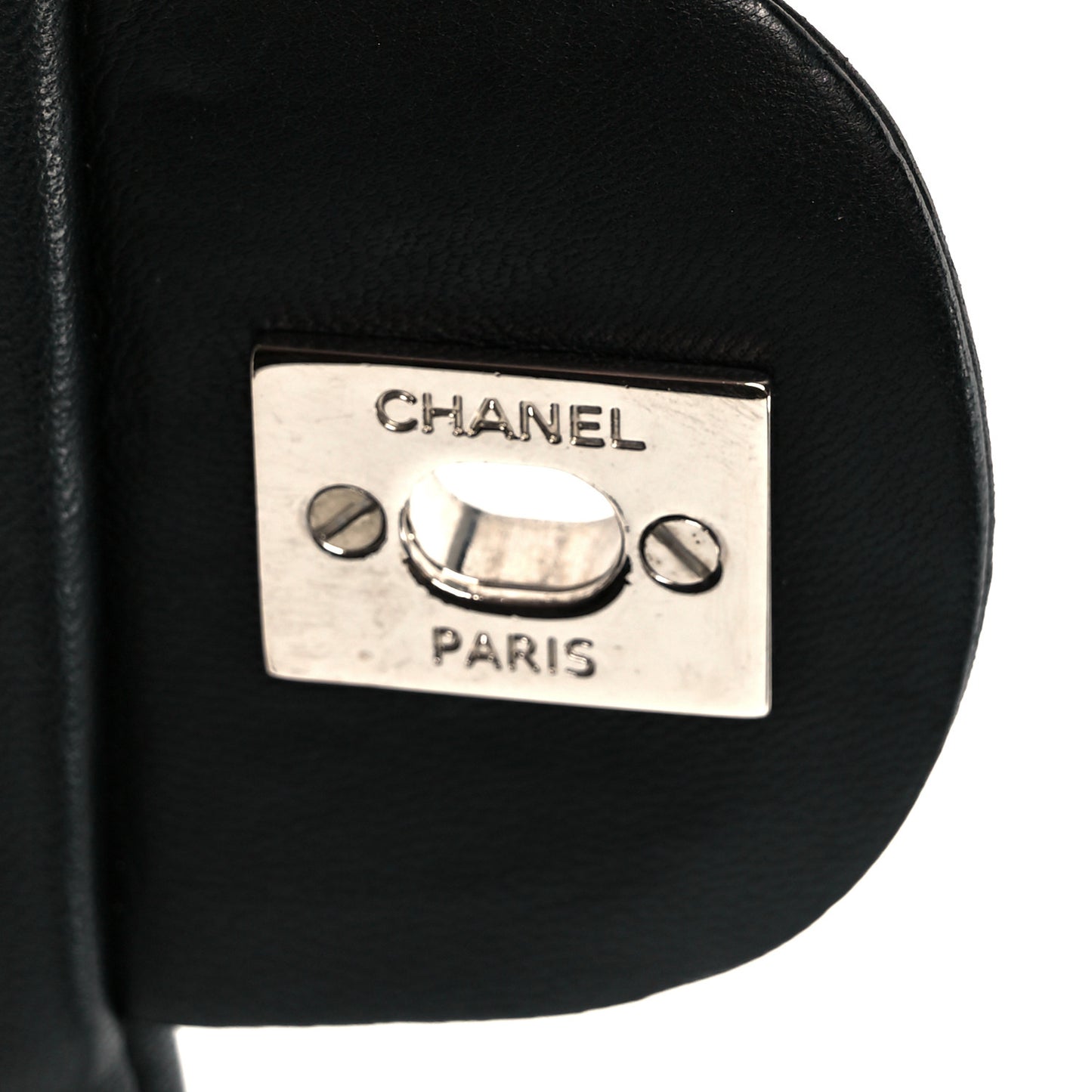 Lambskin Ultimate Stitch Maxi Flap Black