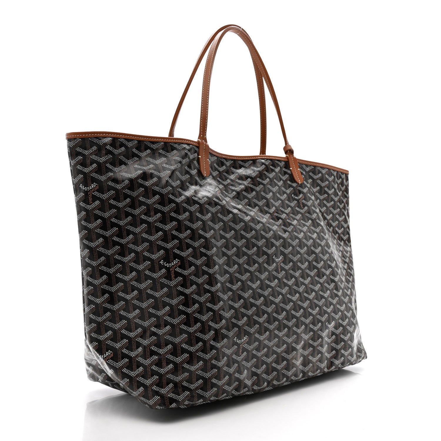 Goyard Goyardine Saint Louis GM Black Gold 4 of 11