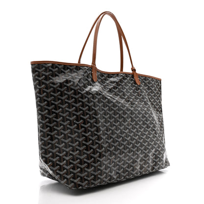 Goyard Goyardine Saint Louis GM Black Gold 4 of 11