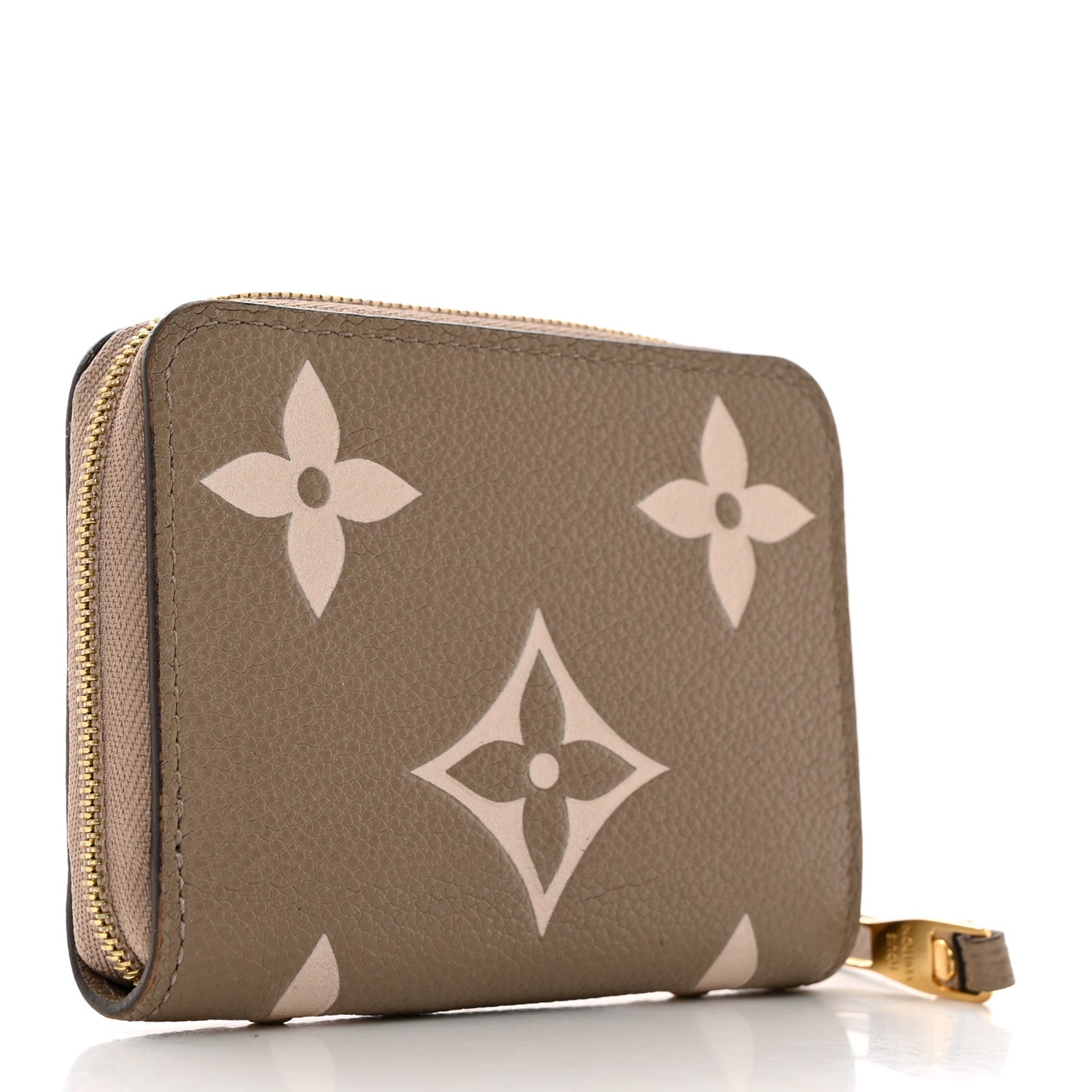 Empreinte Monogram Giant Zippy Coin Purse Tourterelle Creme
