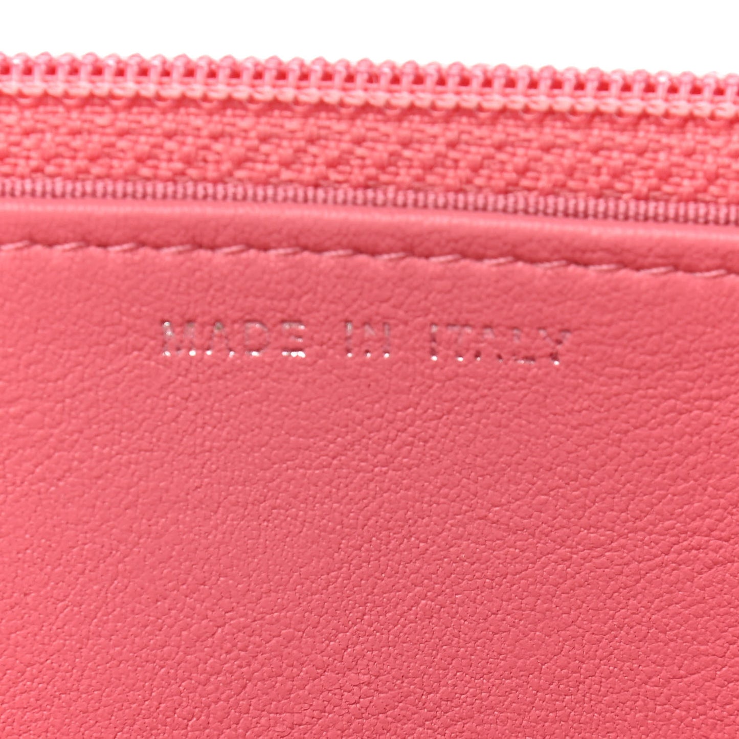 Calfskin Chevron Quilted Boy Wallet On Chain WOC Pink