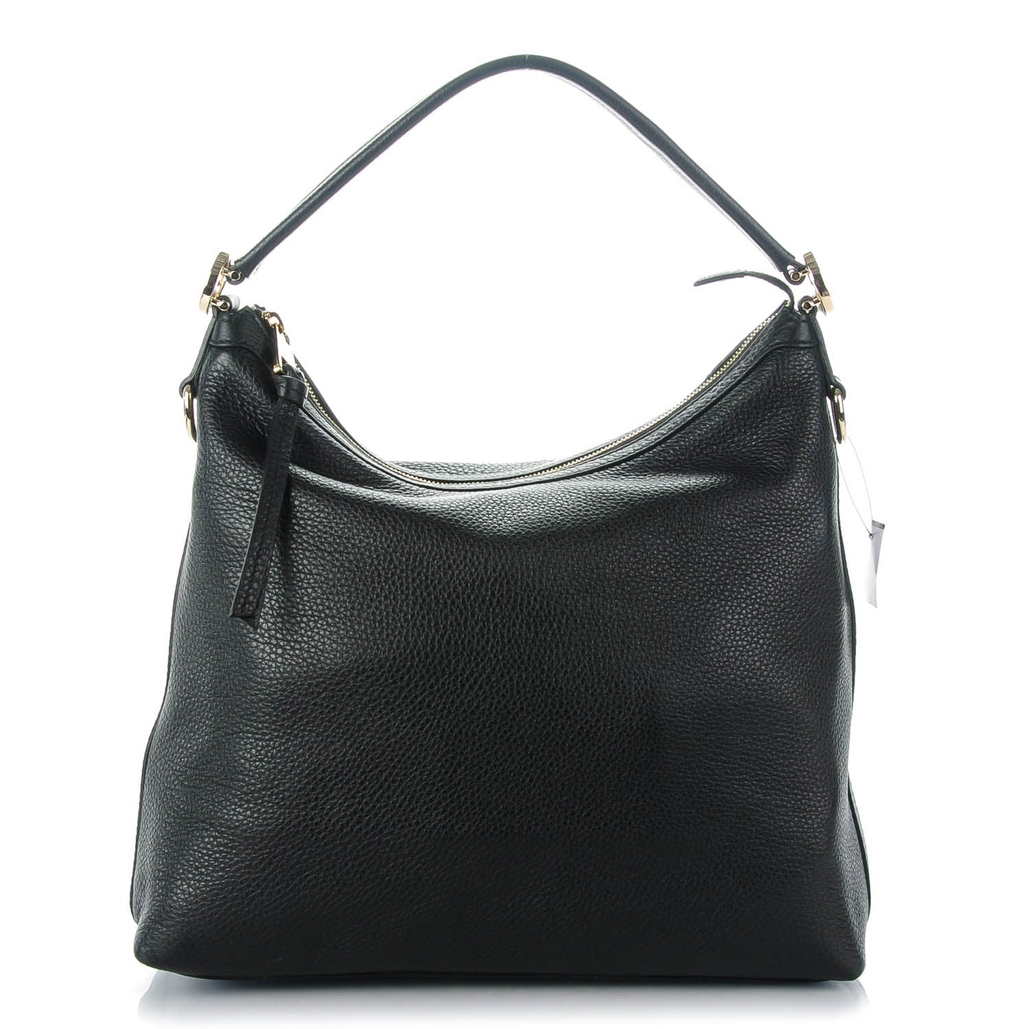 Gucci Pebbled Calfskin Small Miss GG Hobo Black 1 of 7