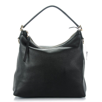 Gucci Pebbled Calfskin Small Miss GG Hobo Black 1 of 7