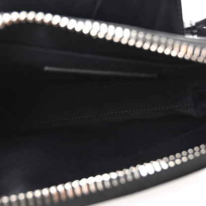 Givenchy Calfskin Crocodile Embossed Antigona U Crossbody Bag Black 5 of 9