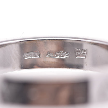Bulgari 18K White Gold Diamond B.Zero1 Essential Band Ring 57 8 4 of 4
