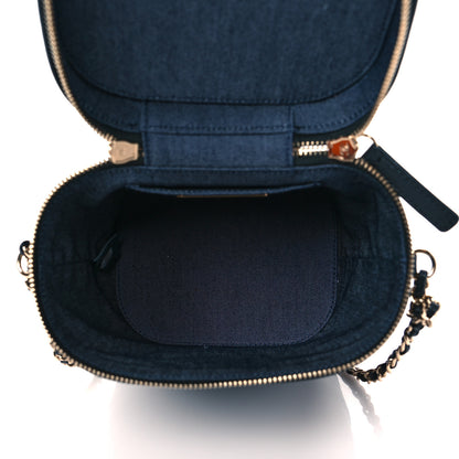 Chanel Lambskin Timeless Vanity Cosmetic Case Black 5 of 10