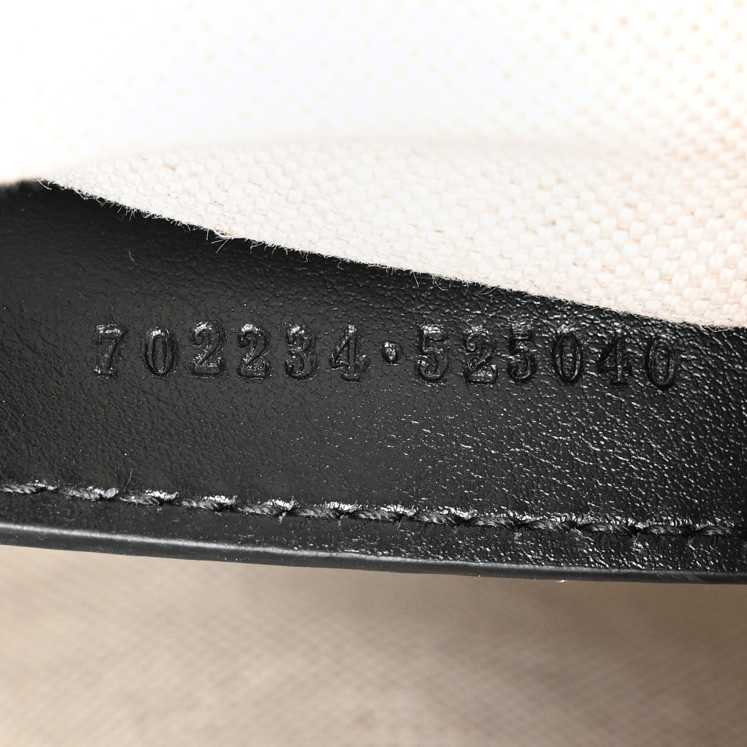 Gucci Calfskin GG Matelasse Shoulder Bag Black Natural 7 of 11