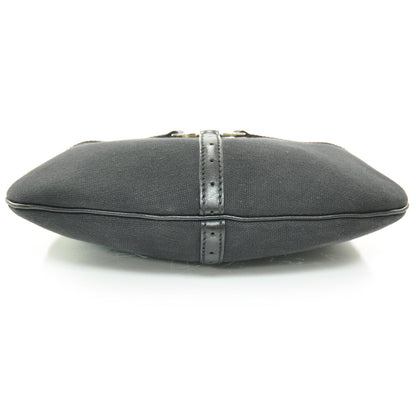 Gucci Canvas Reins Hobo Black 4 of 8