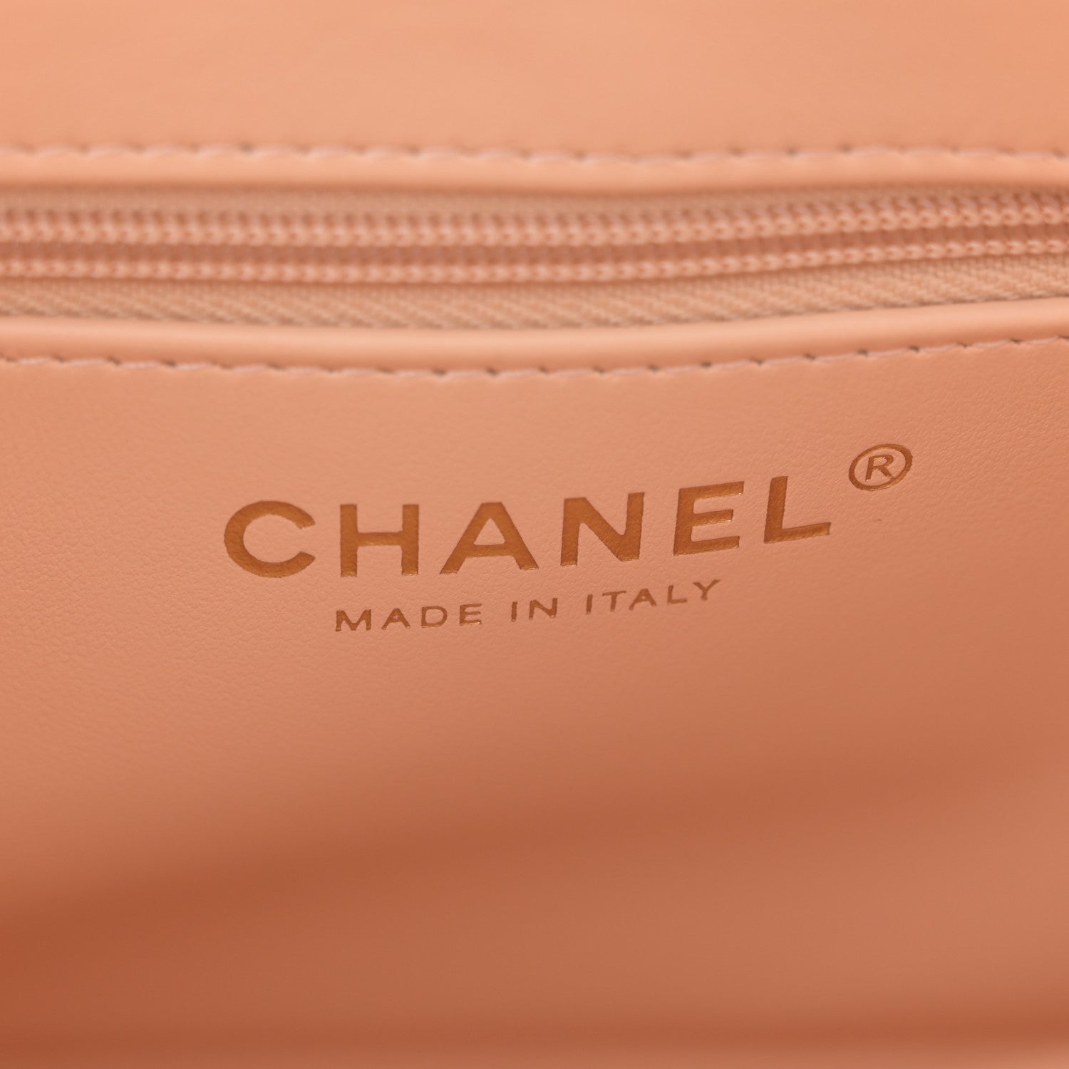 Chanel Shiny Aged Calfskin Quilted Nano Kelly Shopper Beige 6 of 10