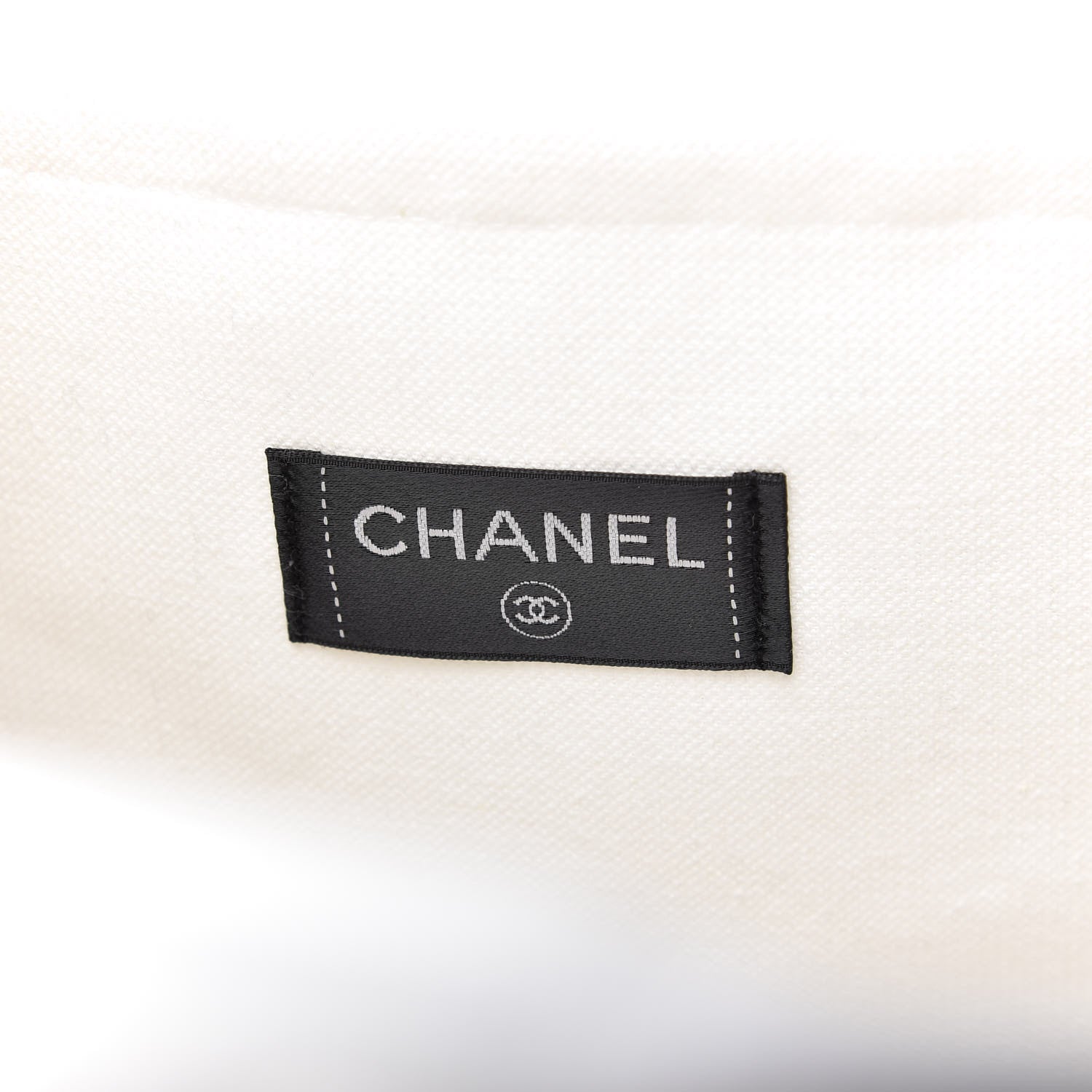 Chanel Terry Cotton CC Beach Tote Towel Set Black White 8 of 12