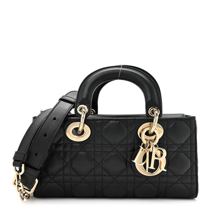Christian Dior Lambskin Cannage Small Lady D-Joy Black 1 of 11