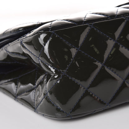 Chanel Patent Quilted 2.55 Reissue 227 Flap Dark Blue 8 of 9