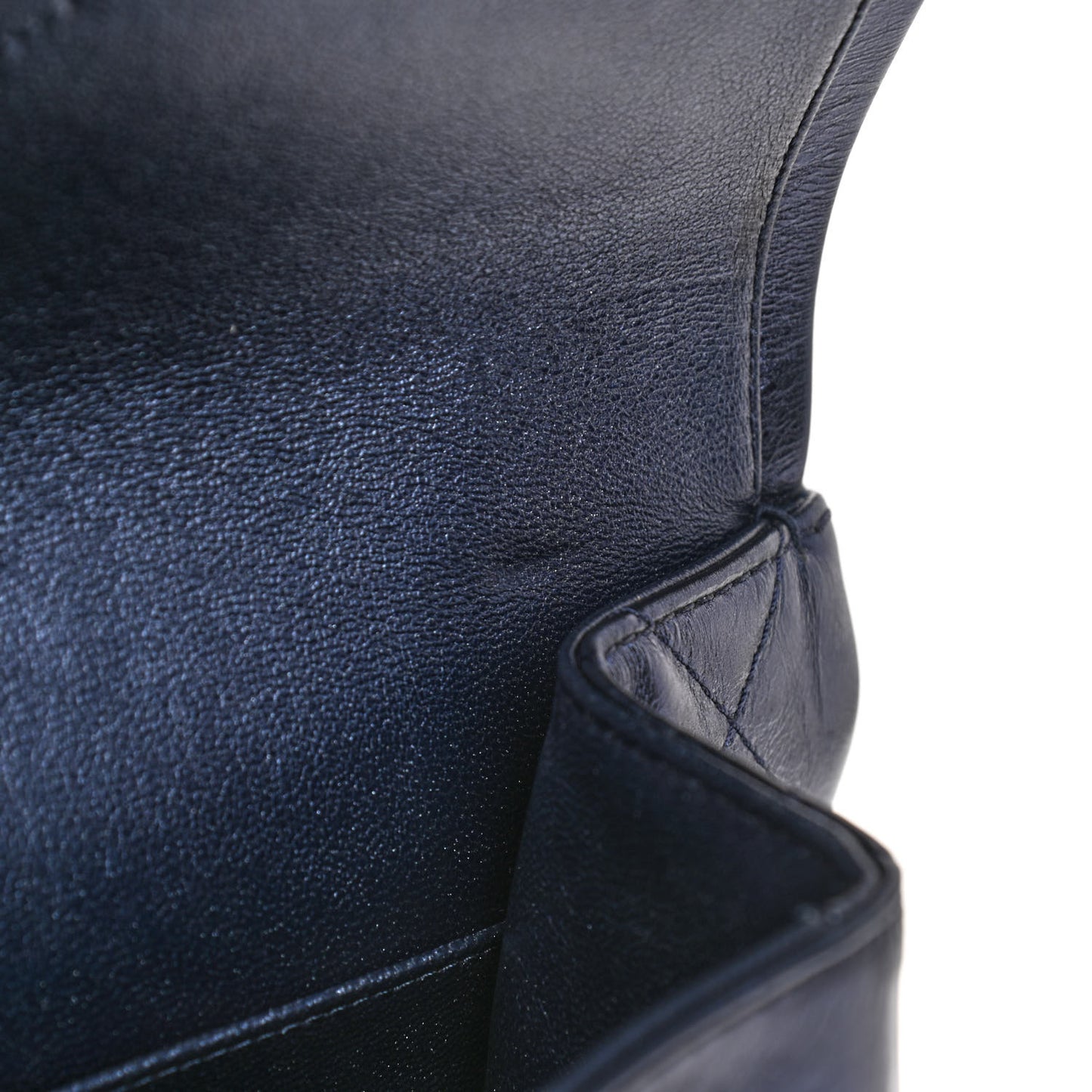 Aged Calfskin Quilted 2.55 Reissue 228 Flap Blue