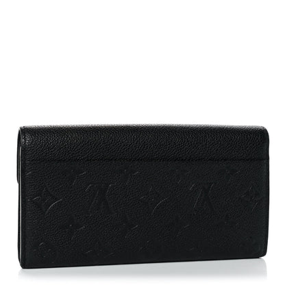 Louis Vuitton Empreinte Sarah Wallet NM Black 3 of 12