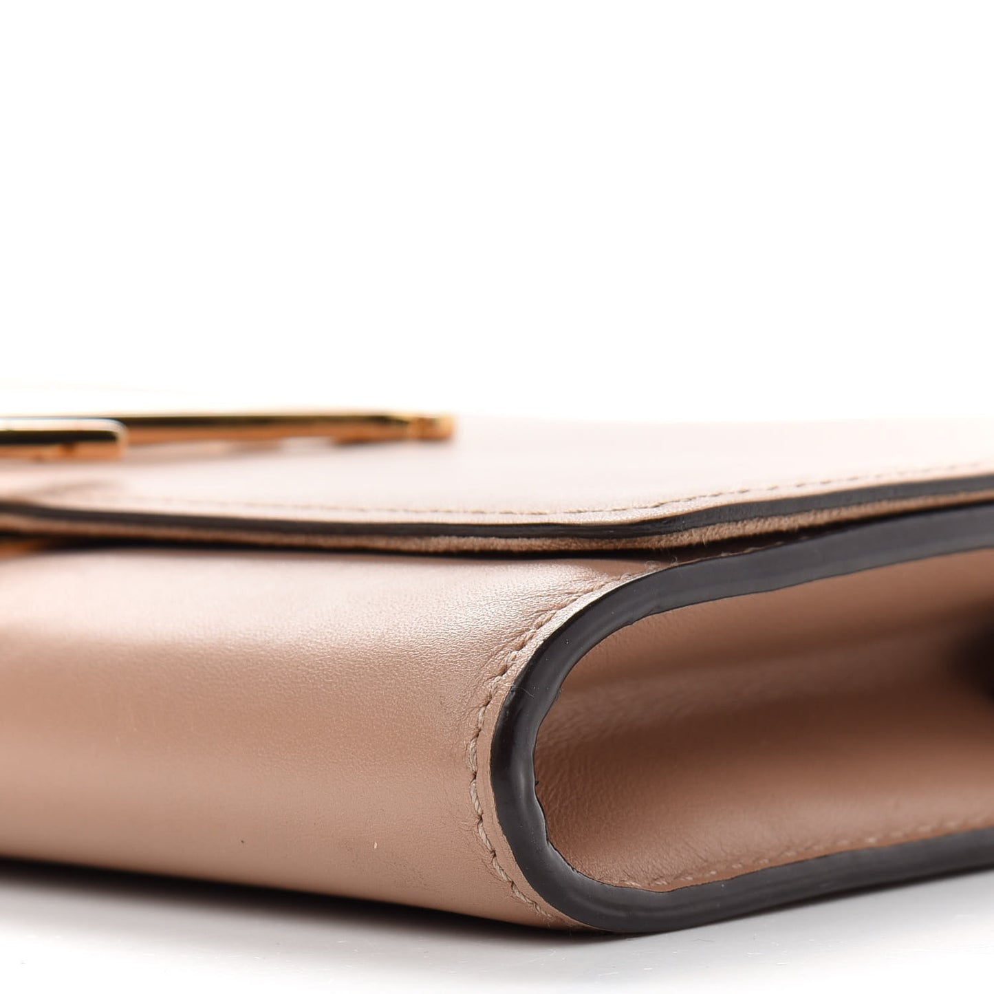 Calfskin Chain Louise GM Nude