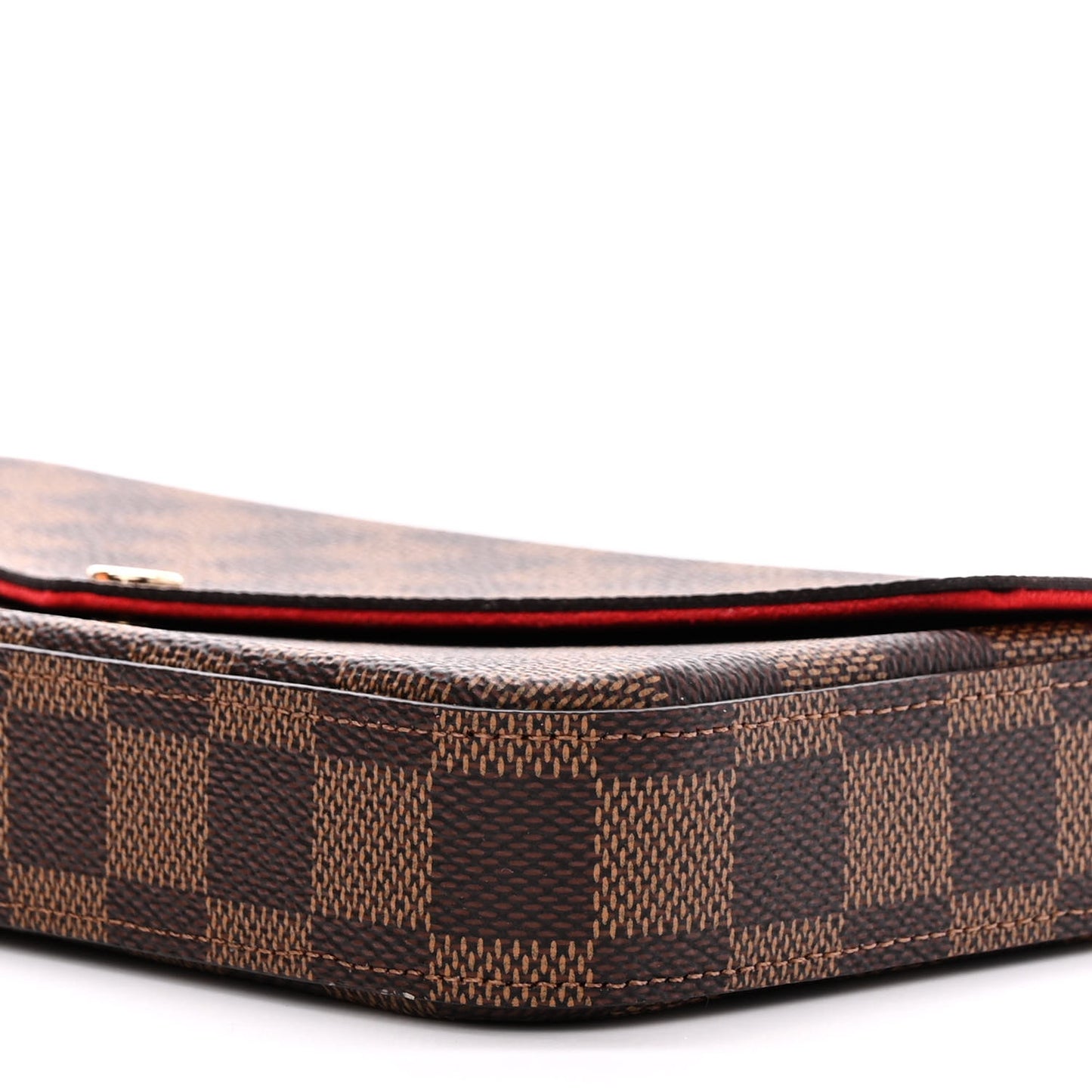 Damier Ebene Pochette Felicie Chain Wallet