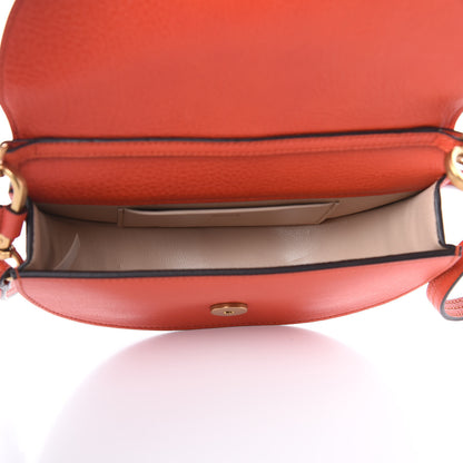 Chloe Calfskin Small Nile Bracelet Minaudiere Bag Sepia Red 5 of 6