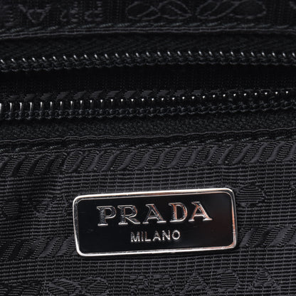 Prada Tessuto Nylon Saffiano Wristlet Black 6 of 13