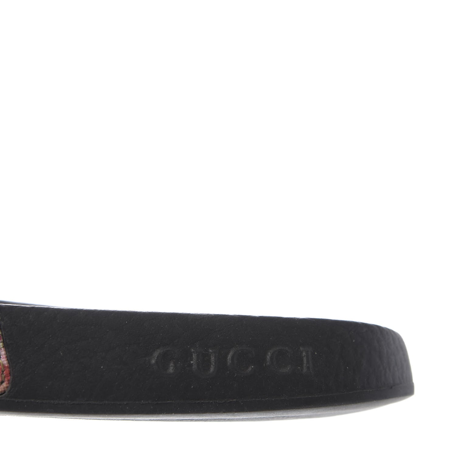 Gucci GG Supreme Monogram Blooms Slide Sandals 36 Beige Multicolor 8 of 9