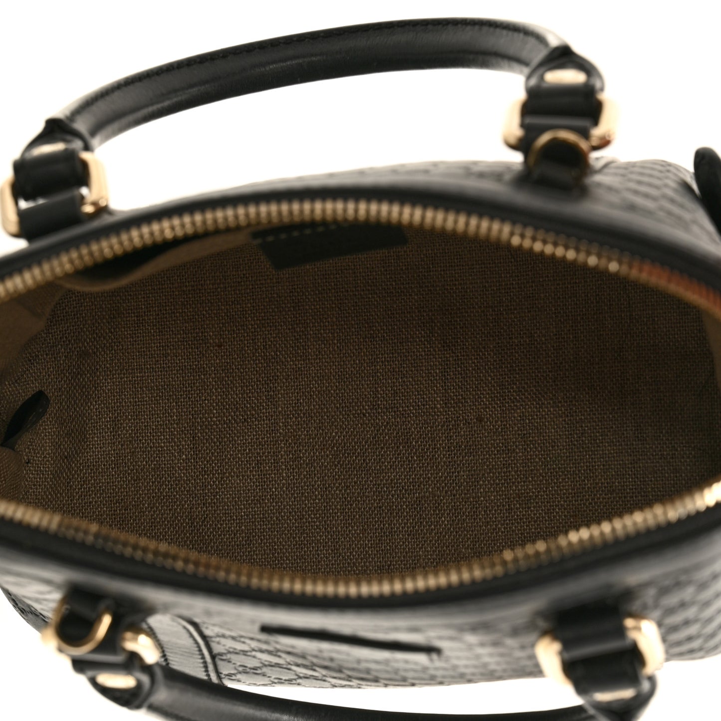 Microguccissima Mini Dome Bag Black